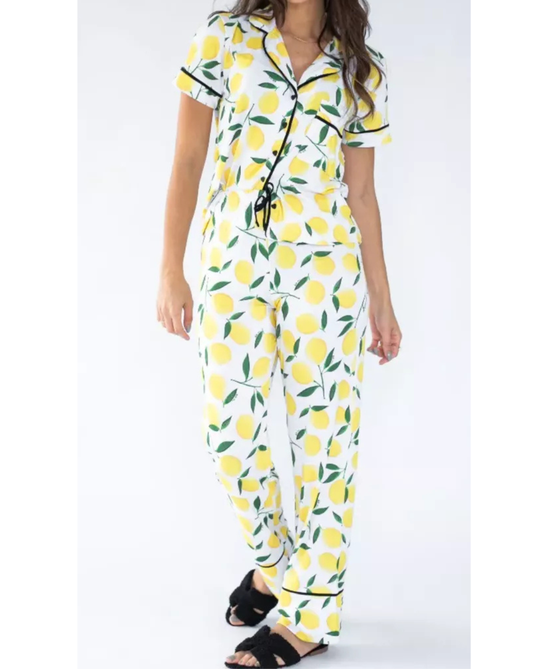 Pijama Feminino Americano Meia Estação Ana Limão Siciliano