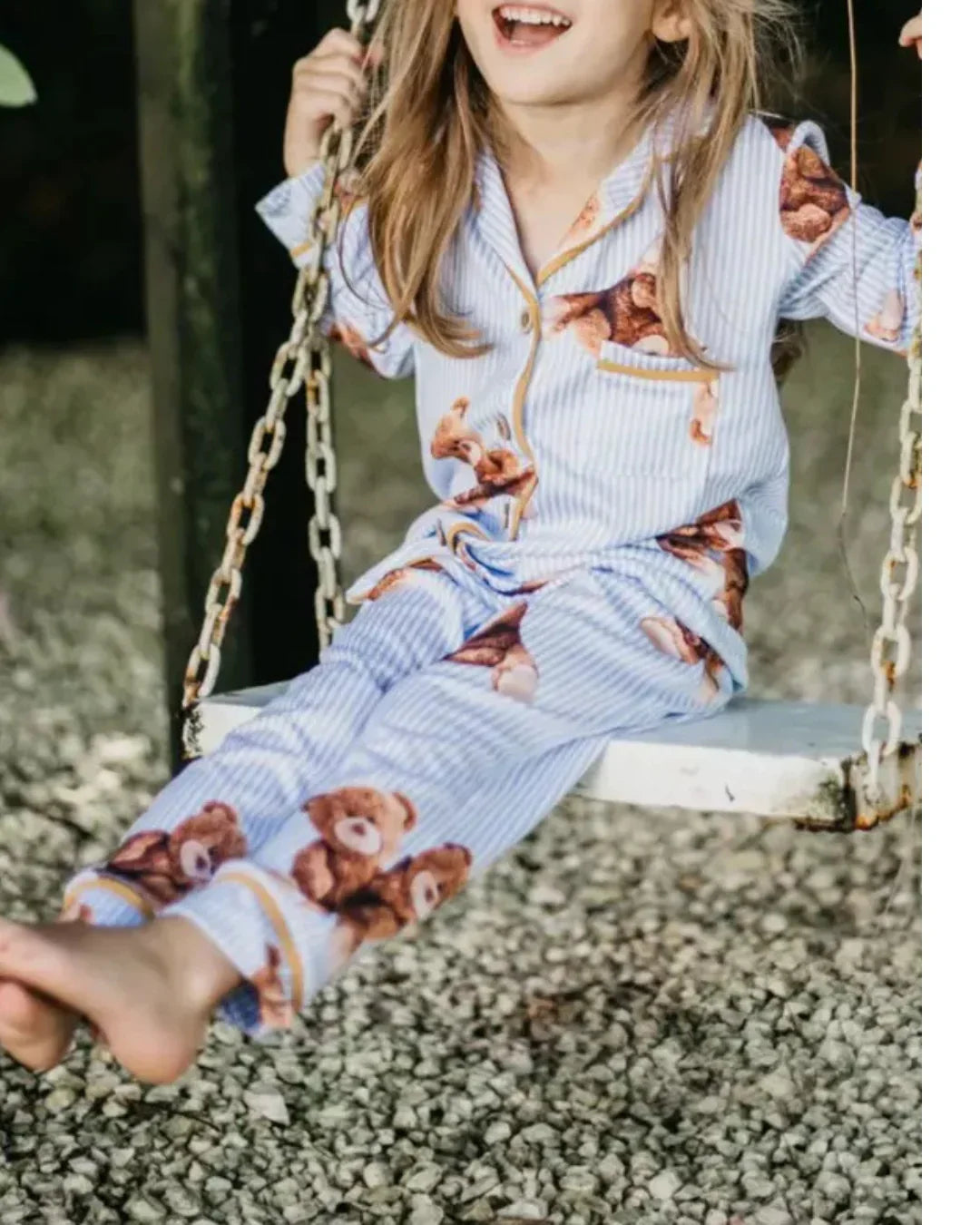 Pijama Infantil Americano Longo New Bear Ursos