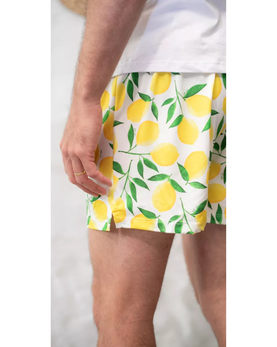 Pijama Masculino Curto Limão Siciliano