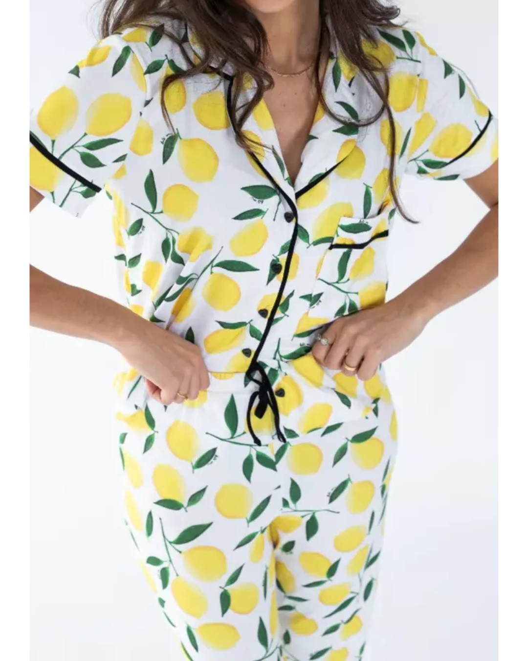 Pijama Feminino Americano Meia Estação Ana Limão Siciliano